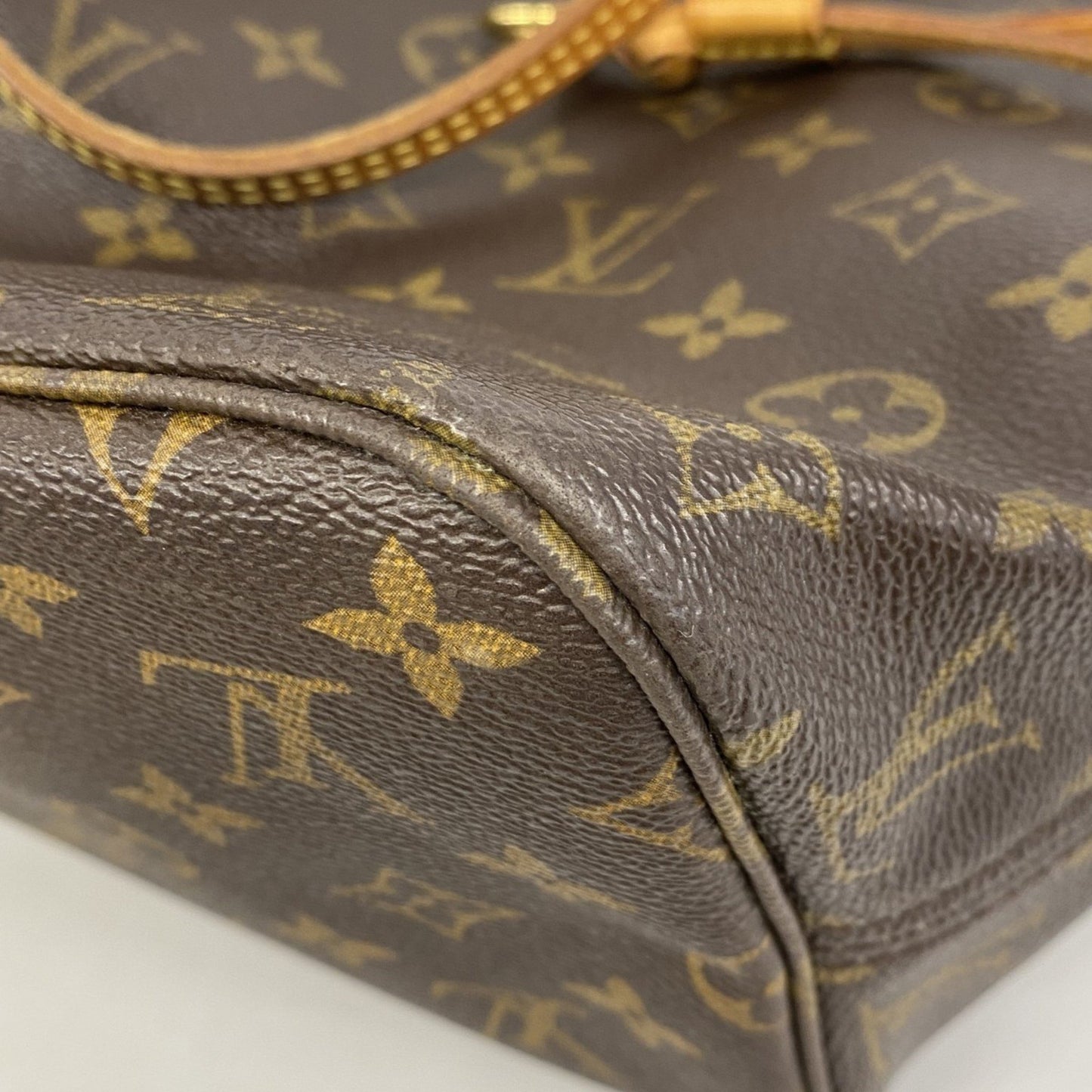 Louis Vuitton Neverfull MM, Brown, Canvas, tote