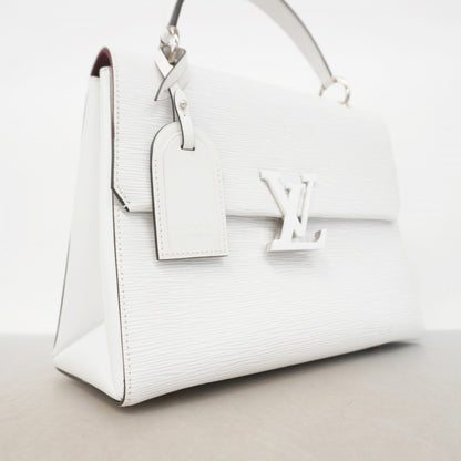 Louis Vuitton Grenelle, White, Leather, handbag