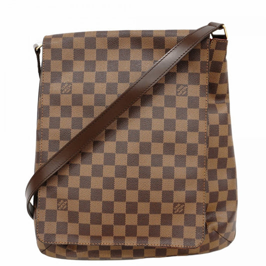 Louis Vuitton Musette, Brown, Canvas, shoulder