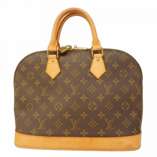 Louis Vuitton Alma, Brown, Canvas, handbag