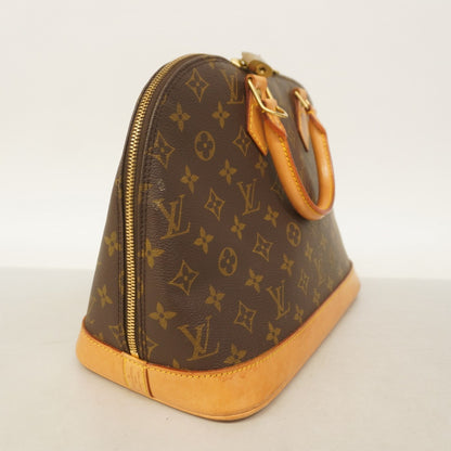 Louis Vuitton Alma, Brown, Canvas, handbag