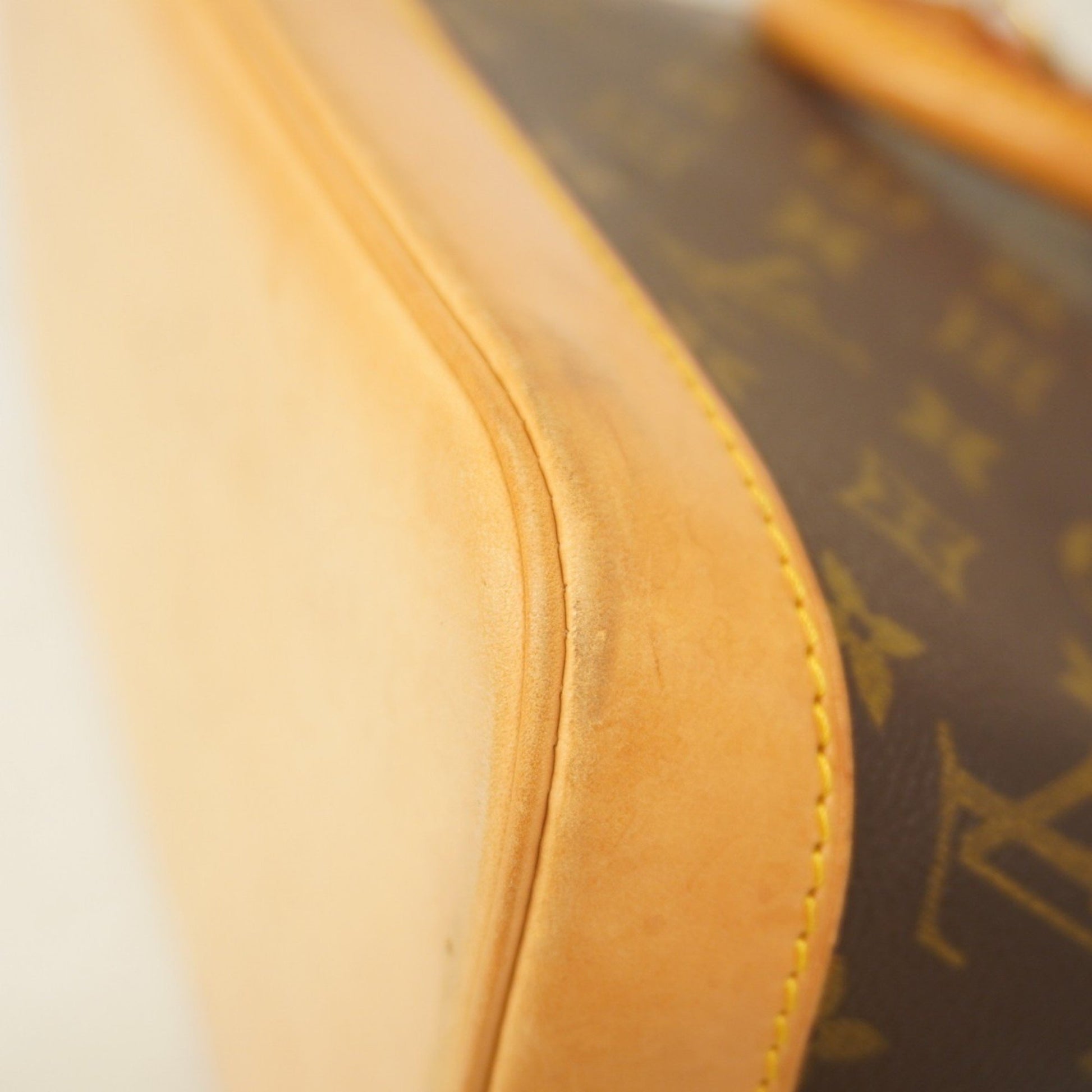 Louis Vuitton Alma, Brown, Canvas, handbag