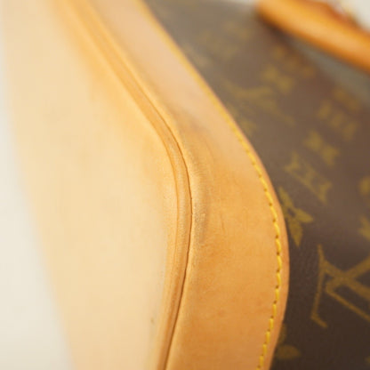 Louis Vuitton Alma, Brown, Canvas, handbag
