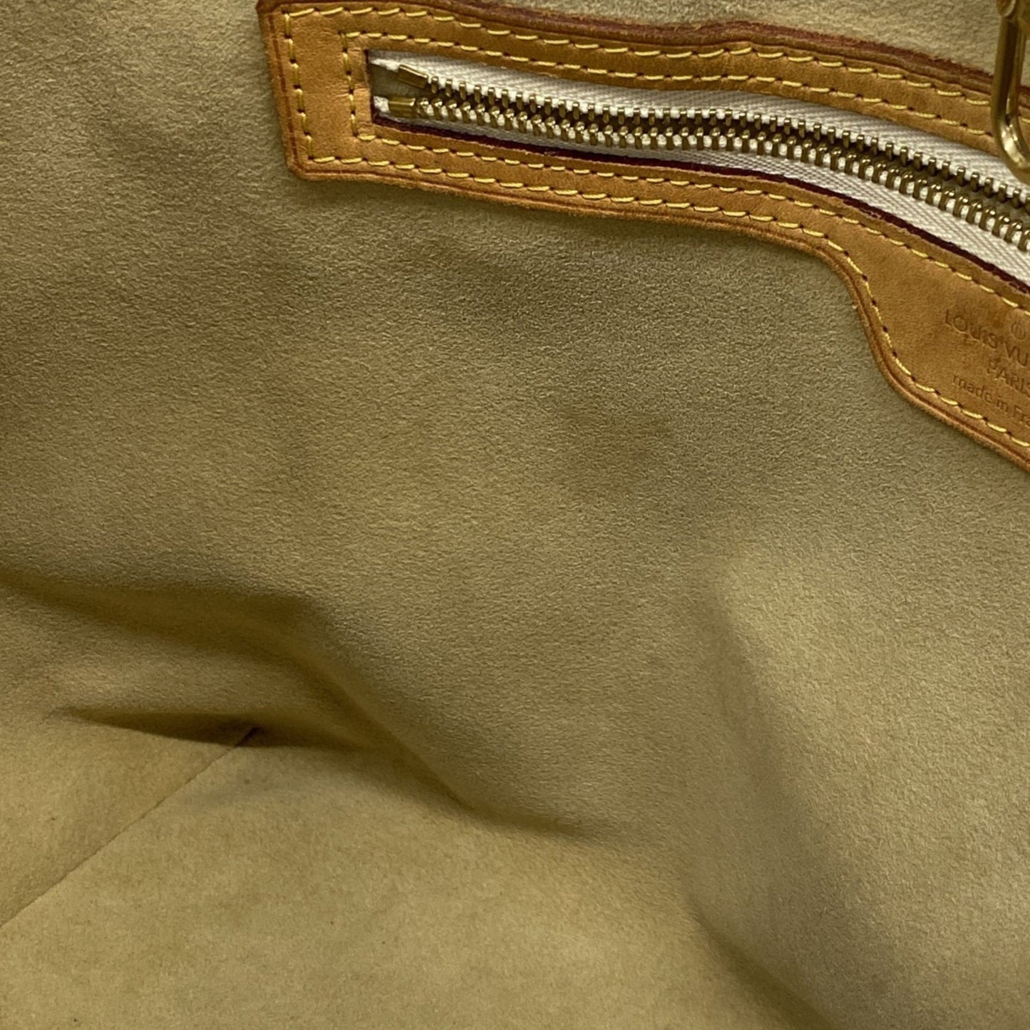Louis Vuitton Hampstead, White, Canvas, tote