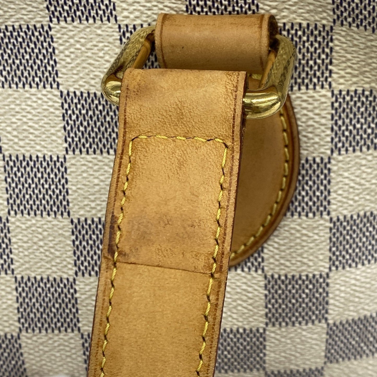 Louis Vuitton Hampstead, White, Canvas, tote