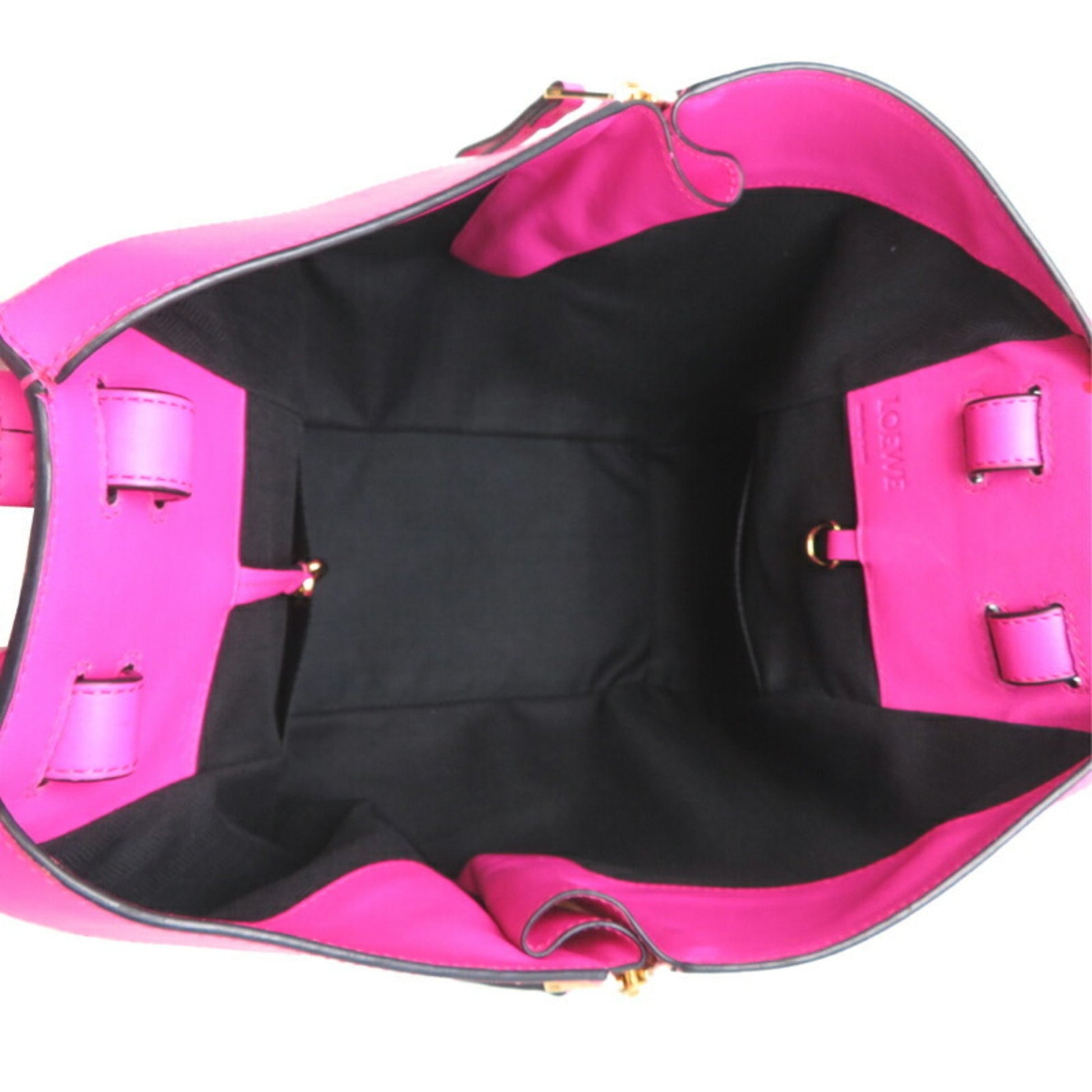 Loewe Hammock, Pink, Leather, handbag