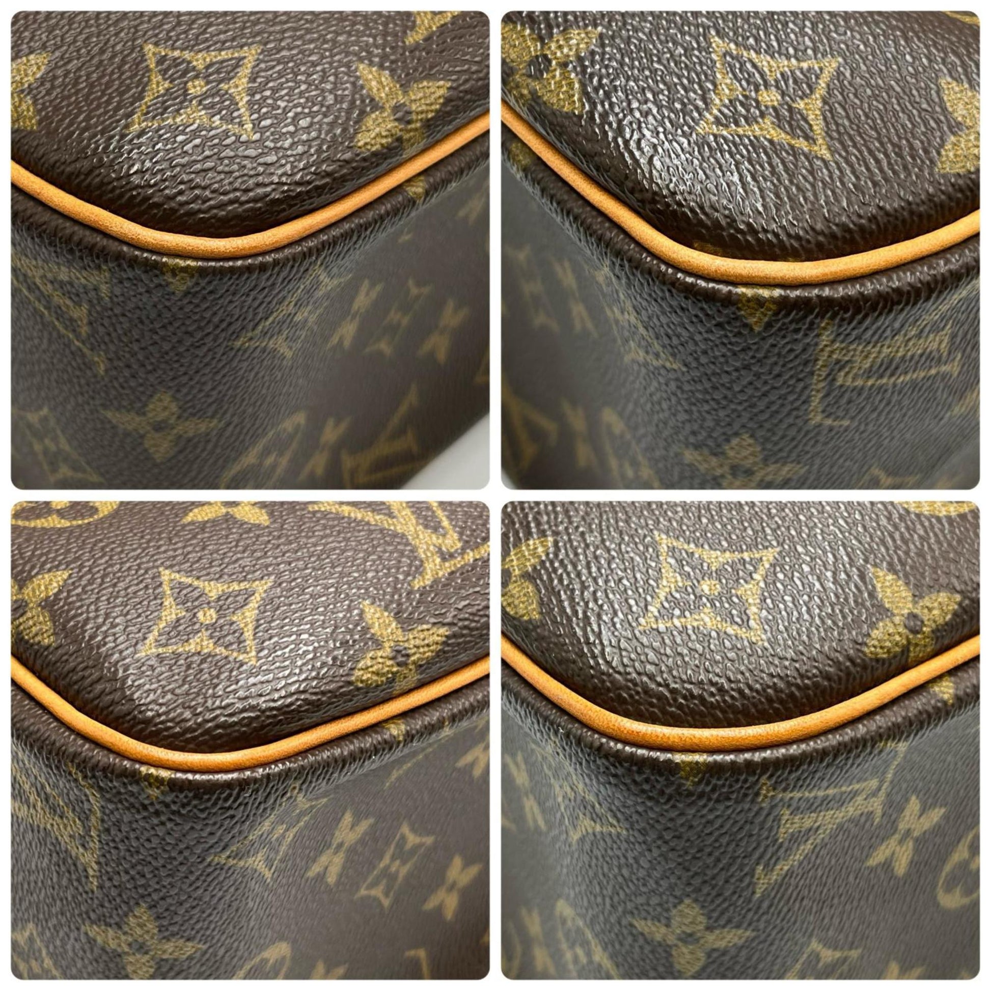 Louis Vuitton Cité, Brown, Canvas, shoulder