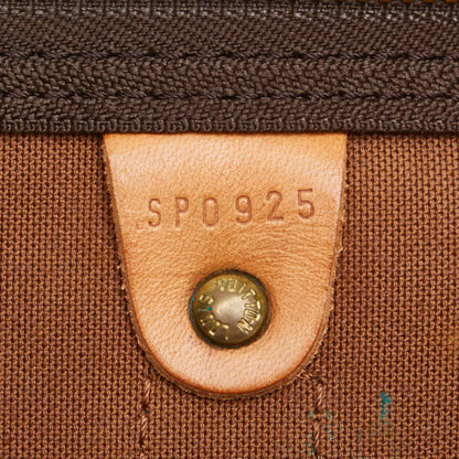 Louis Vuitton Keepall 60, Brown, Canvas, travel