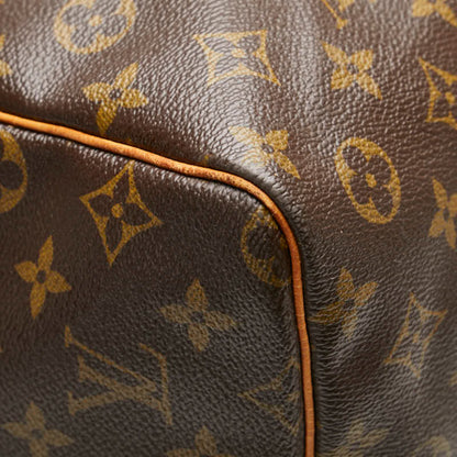 Louis Vuitton Keepall 60, Brown, Canvas, travel