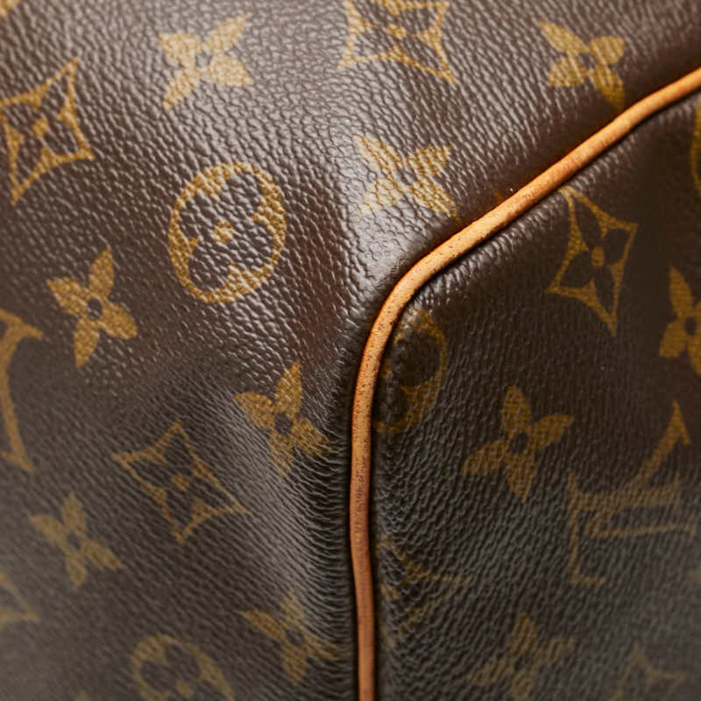 Louis Vuitton Keepall 60, Brown, Canvas, travel