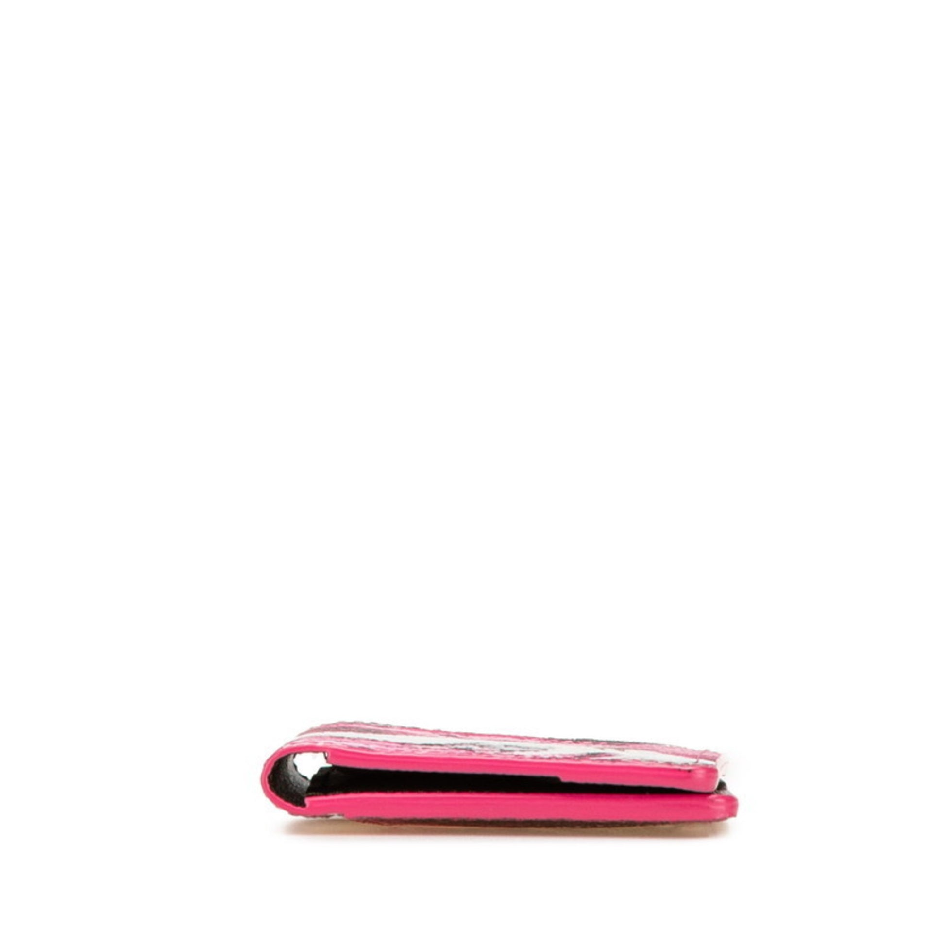 Louis Vuitton Pocket Organizer, Pink, Canvas, wallet