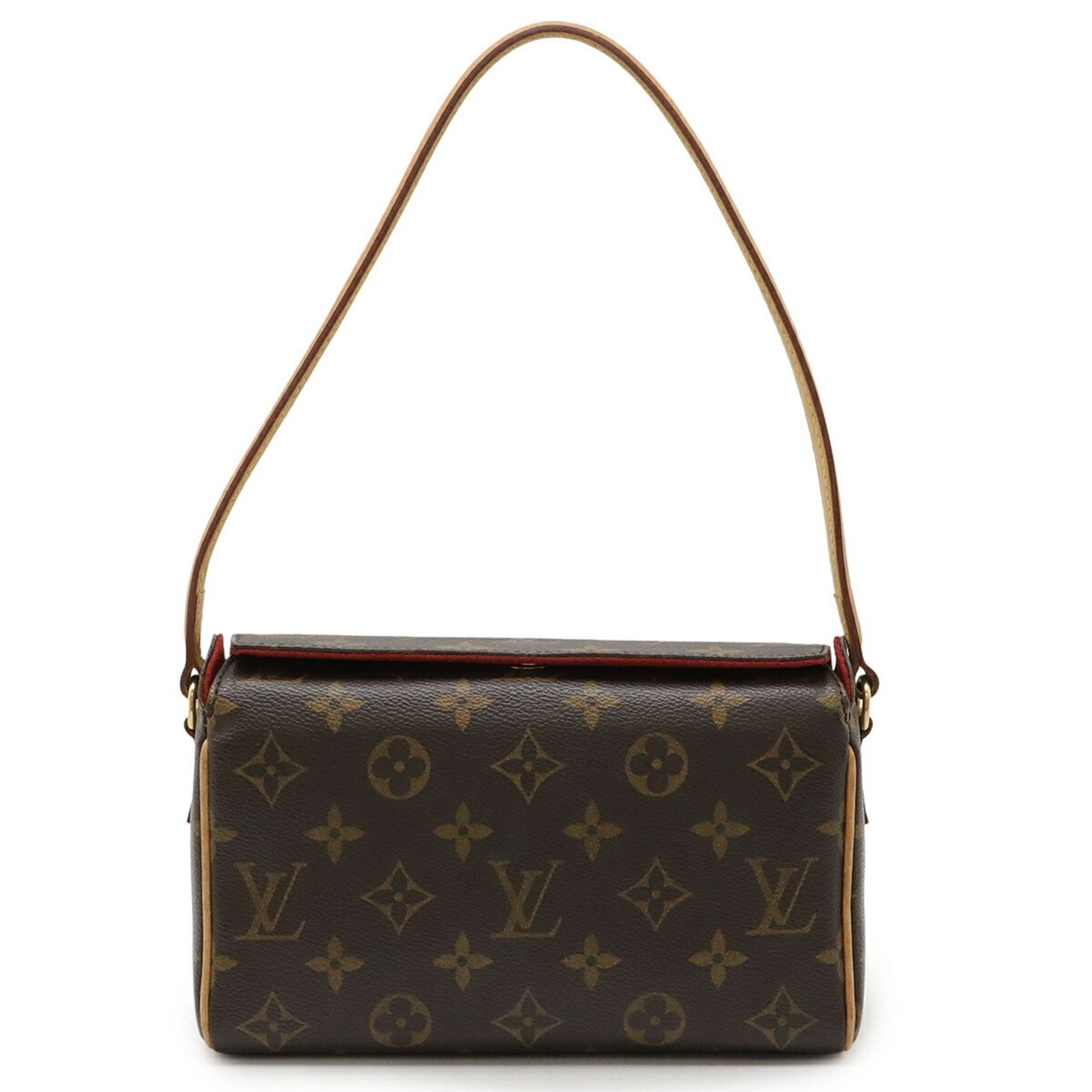 Louis Vuitton Recital, Brown, Canvas, handbag