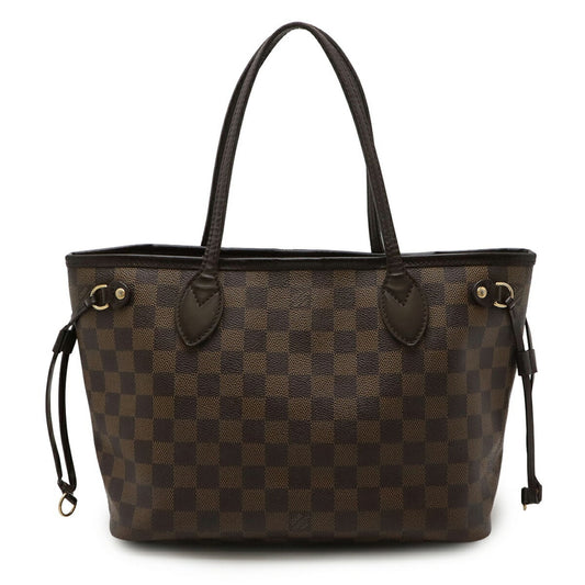 Louis Vuitton Neverfull PM, Brown, Canvas, tote