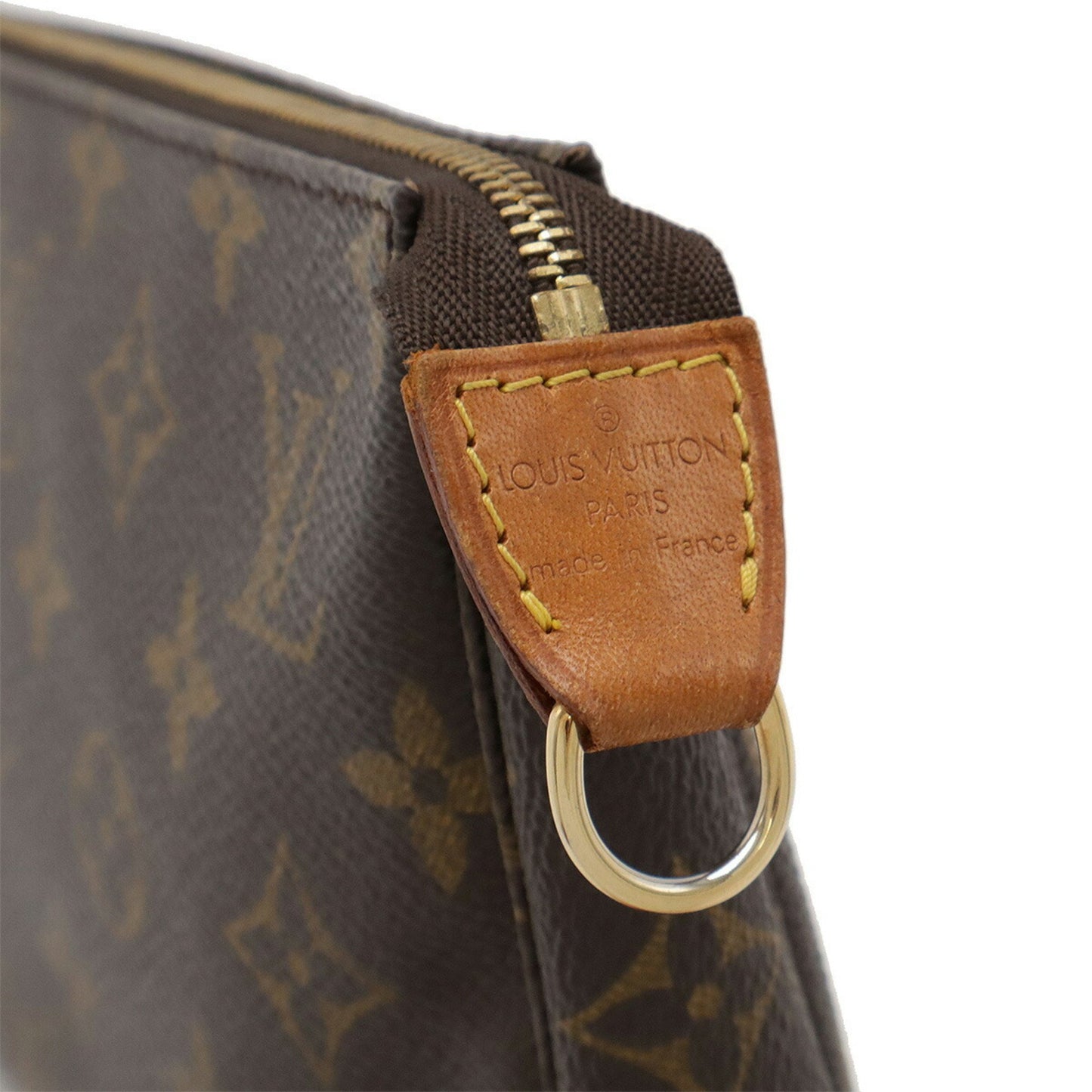 Louis Vuitton Pochette Accessoire, Brown, Canvas, clutch