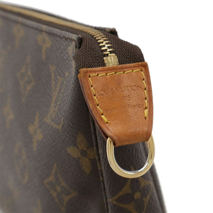 Louis Vuitton Pochette Accessoire, Brown, Canvas, clutch