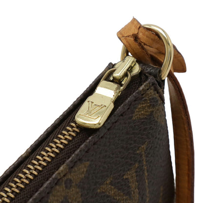 Louis Vuitton Pochette Accessoire, Brown, Canvas, clutch