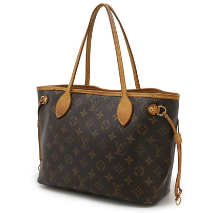 Louis Vuitton Neverfull PM, Brown, Canvas, tote