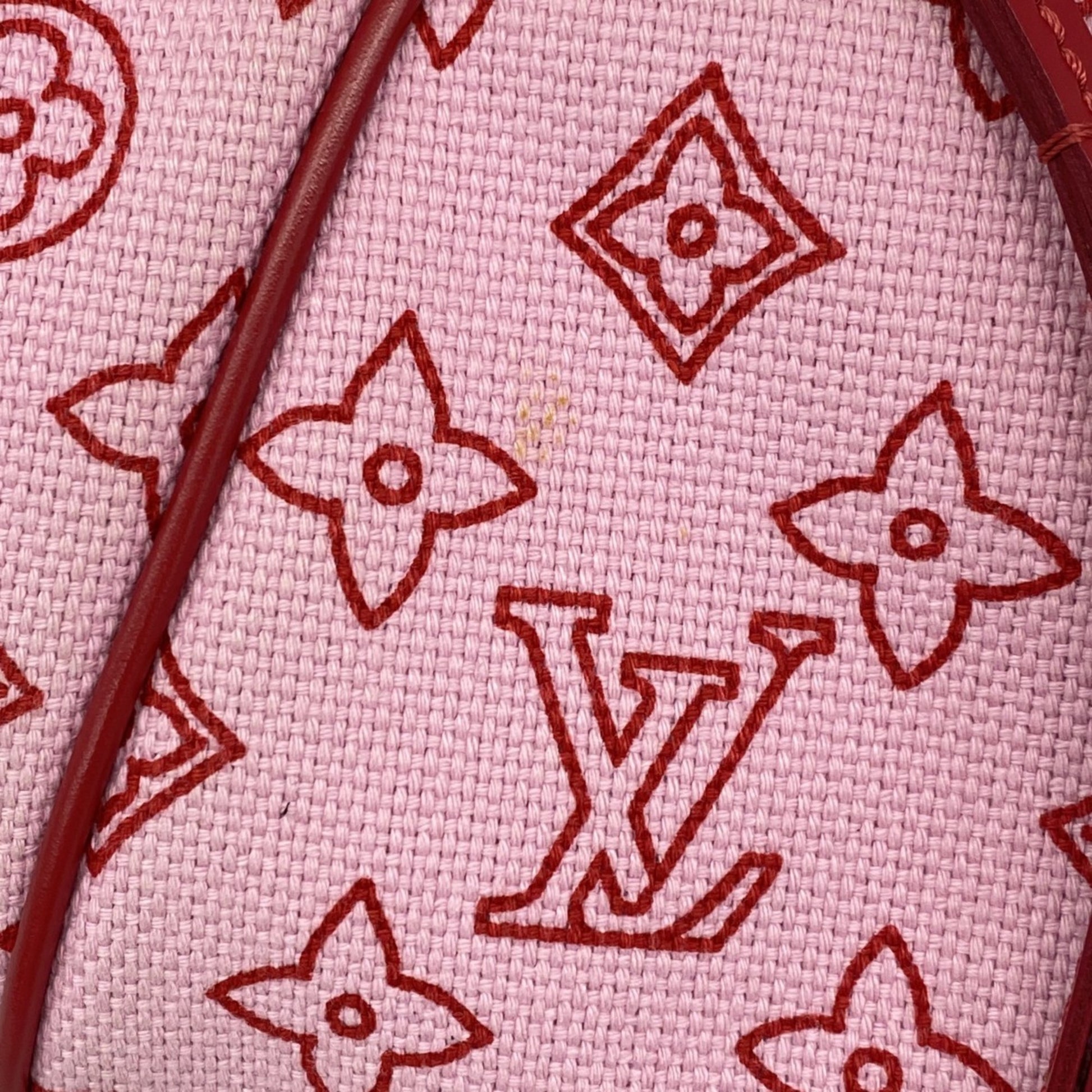 Louis Vuitton Ipanema, Pink, Canvas, tote