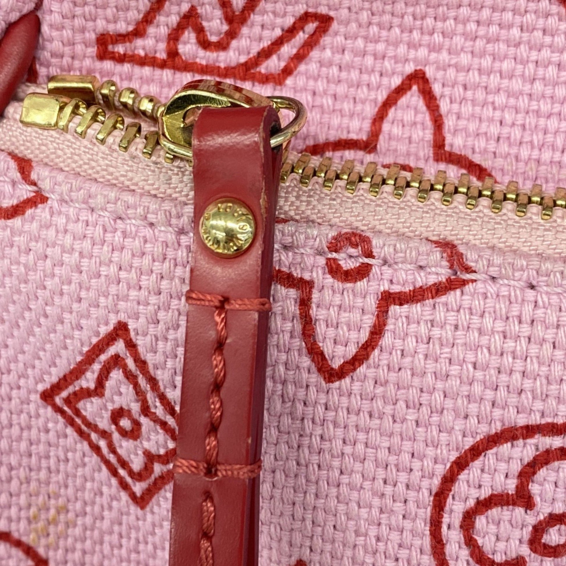 Louis Vuitton Ipanema, Pink, Canvas, tote