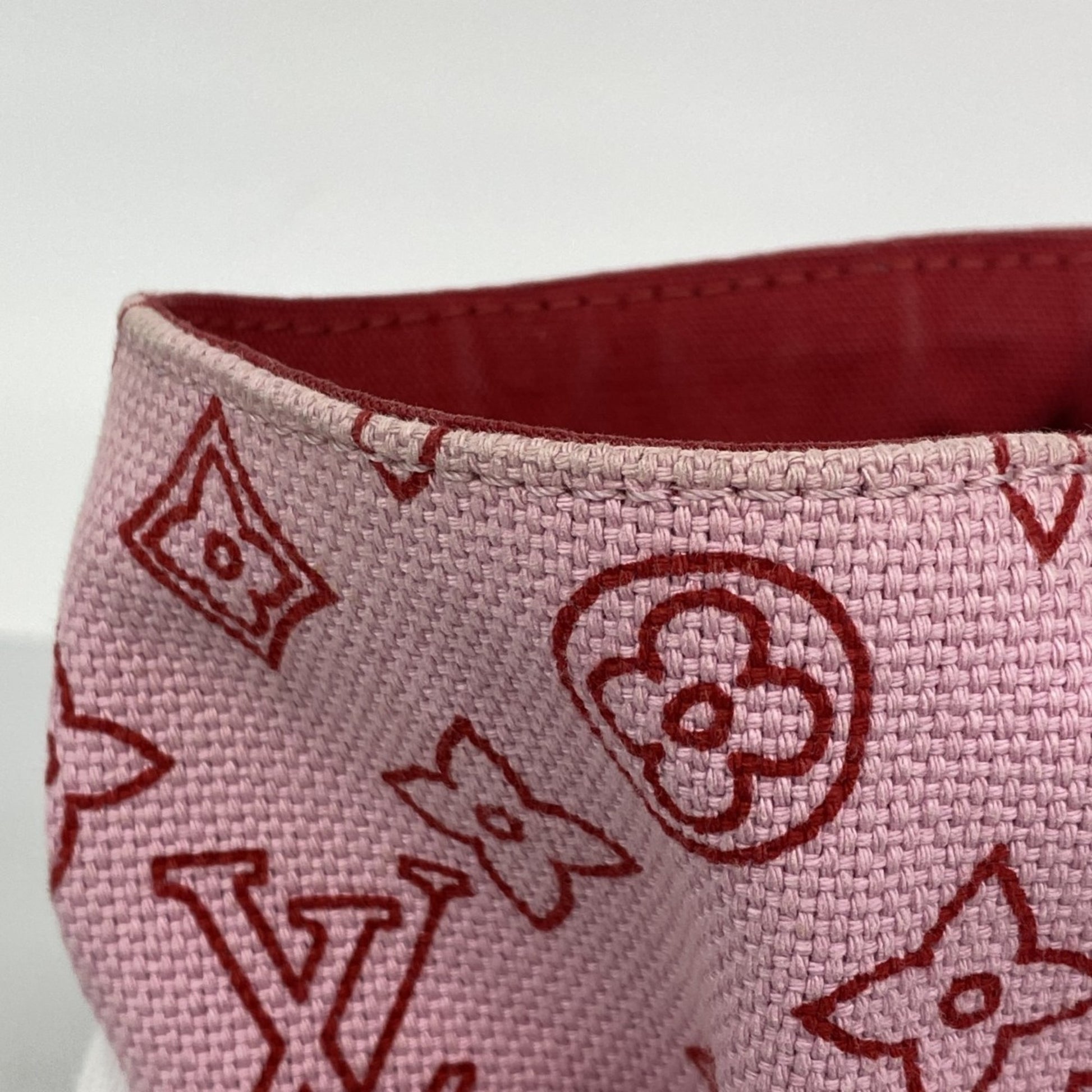 Louis Vuitton Ipanema, Pink, Canvas, tote