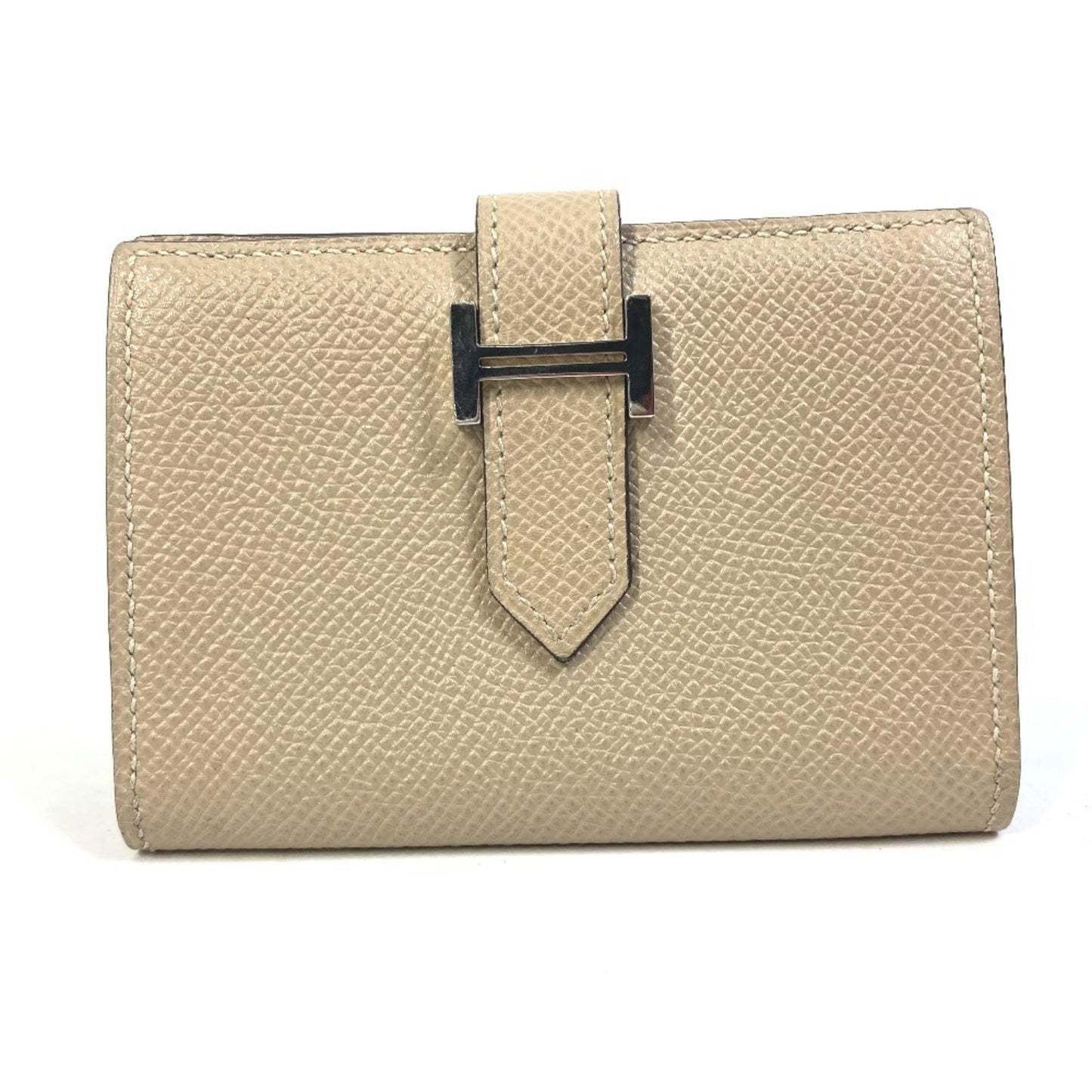 Hermès Béarn, Beige, Leather, wallet