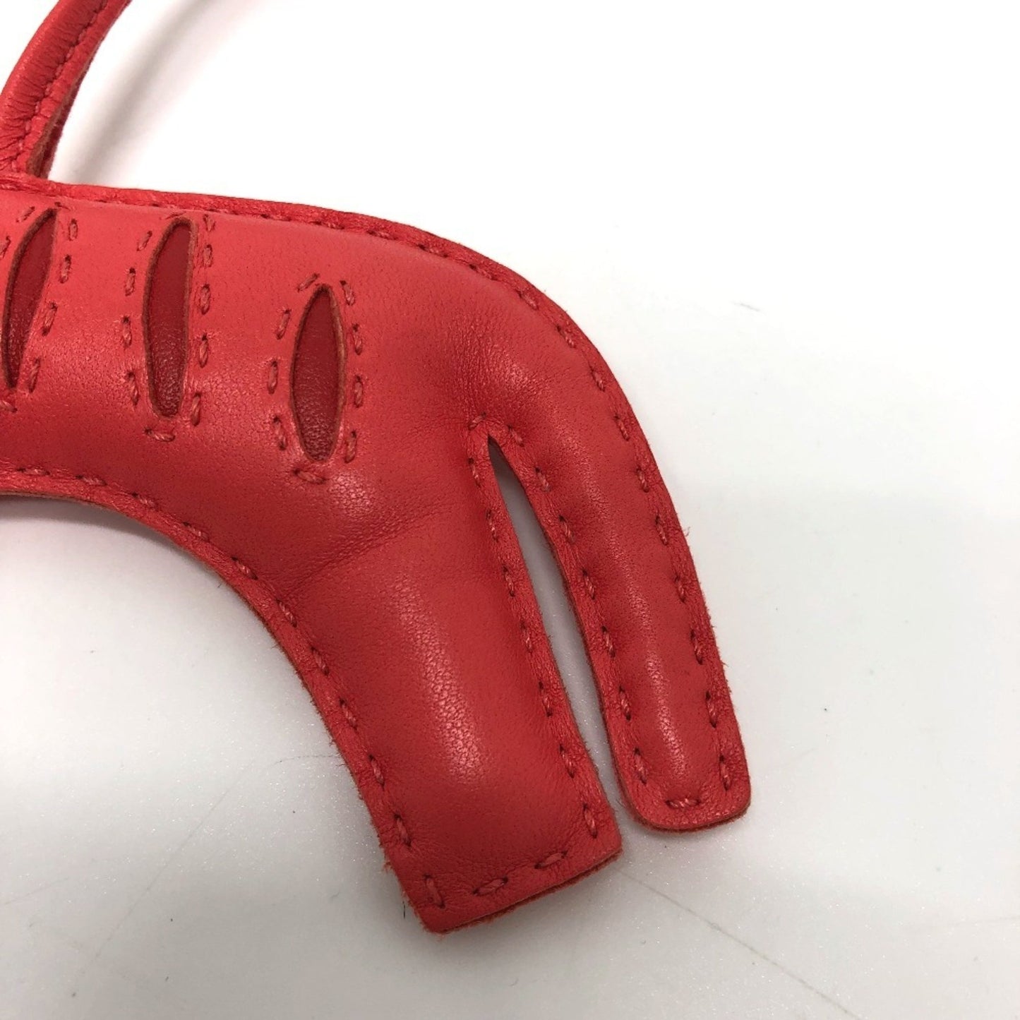 Hermès, Red, Leather, bag