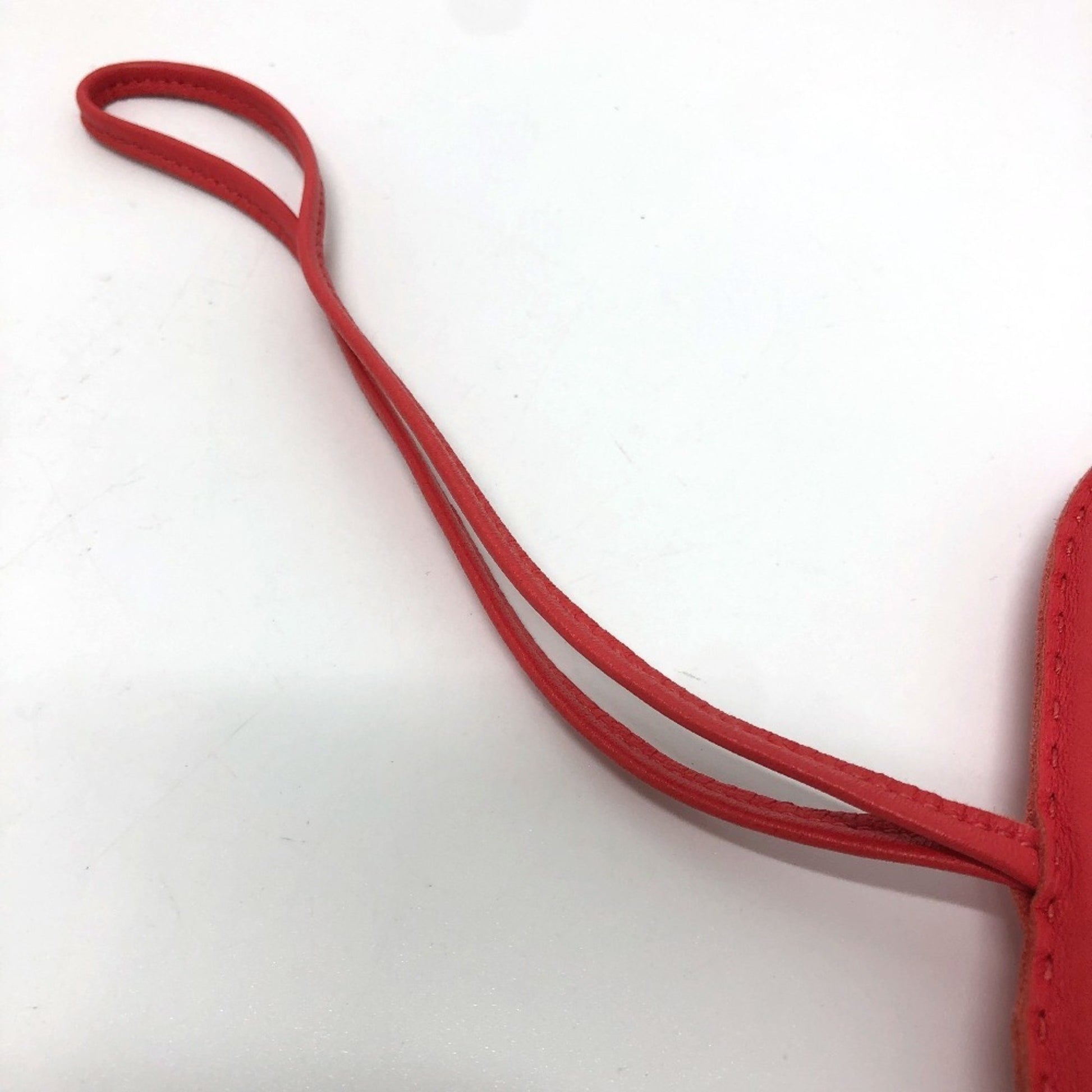 Hermès, Red, Leather, bag