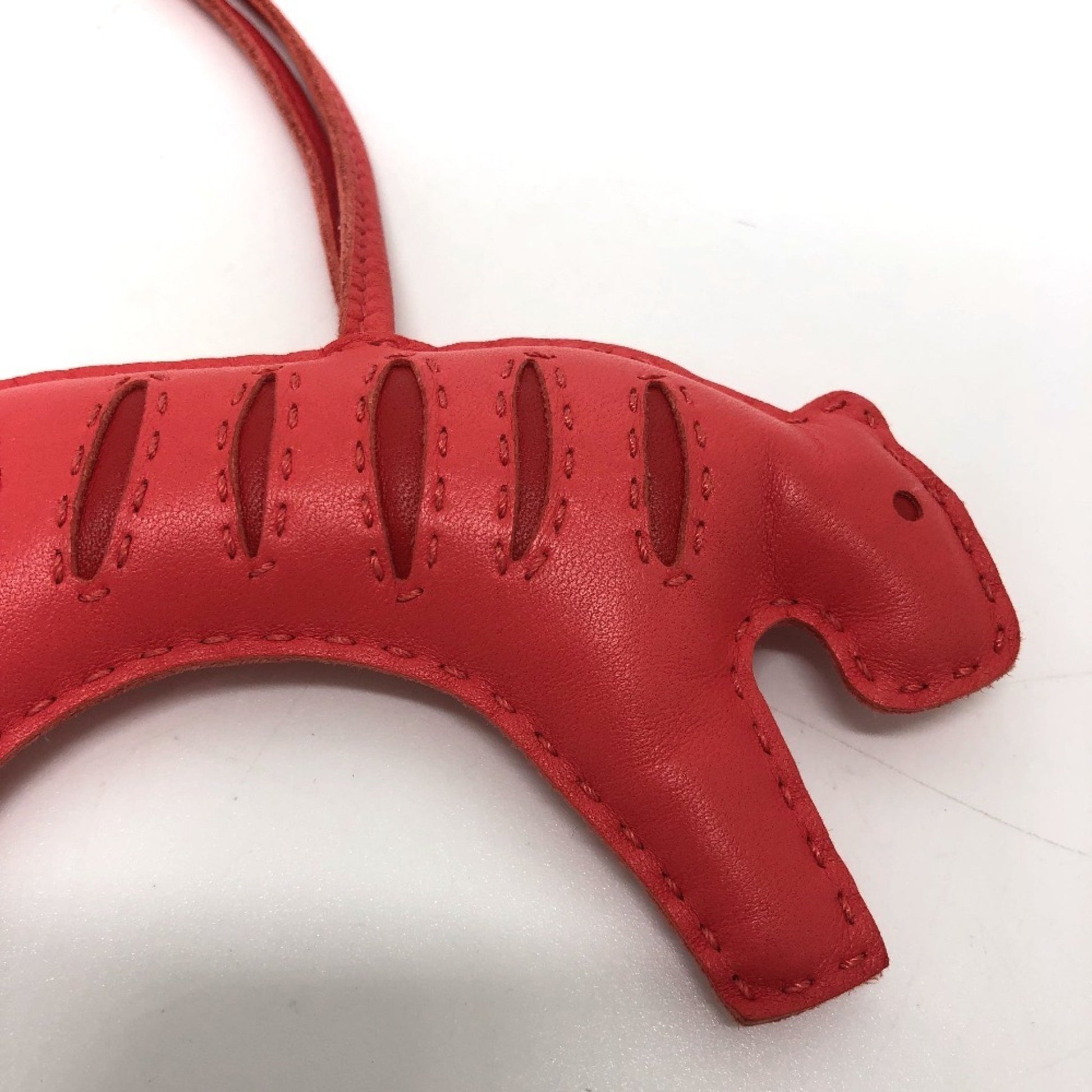 Hermès, Red, Leather, bag