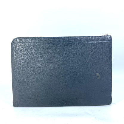 Hermès Pochette, Grey, Leather, clutch