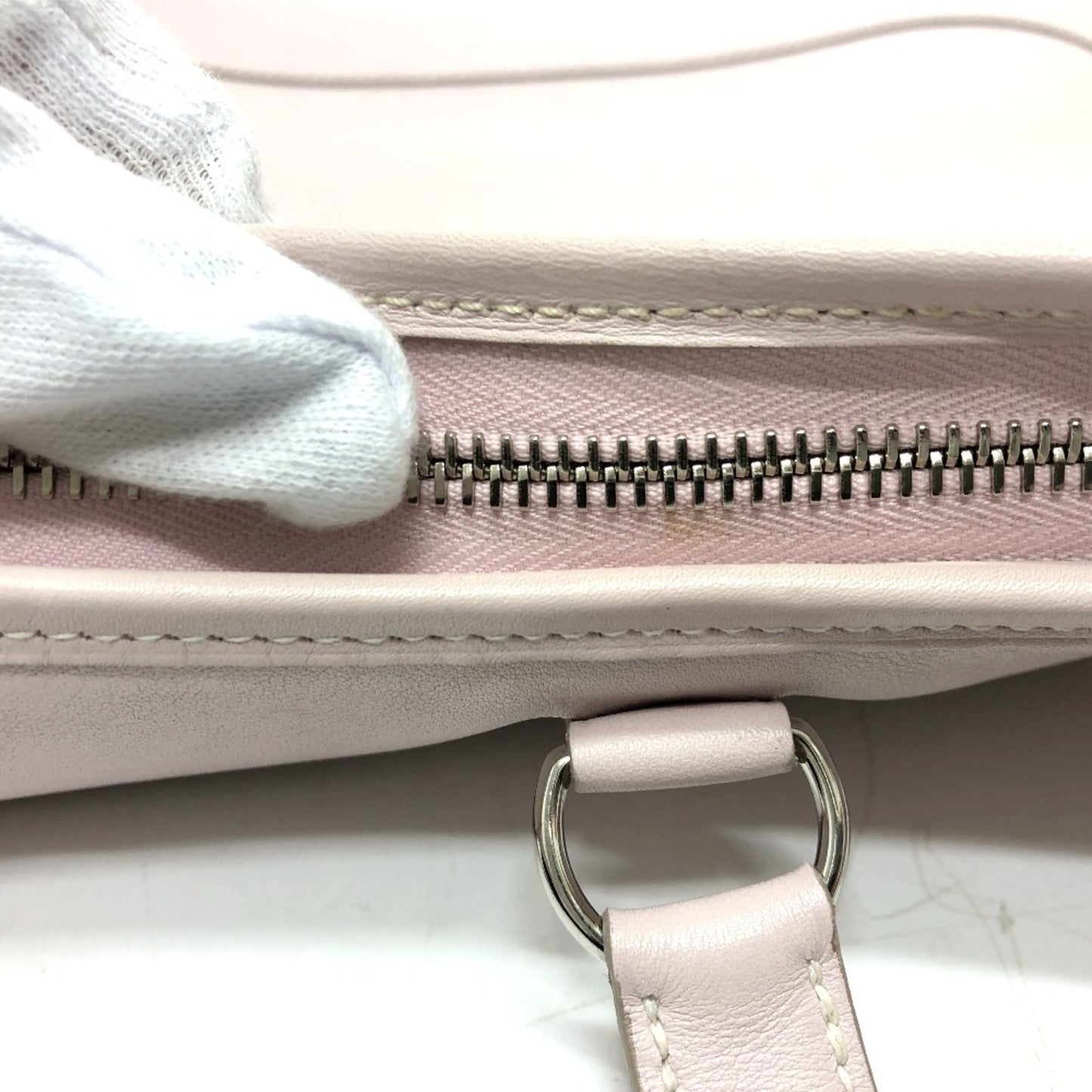 Hermès Trim, Pink, Leather, shoulder