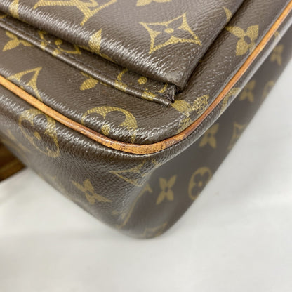 Louis Vuitton Viva Cité, Brown, Canvas, shoulder