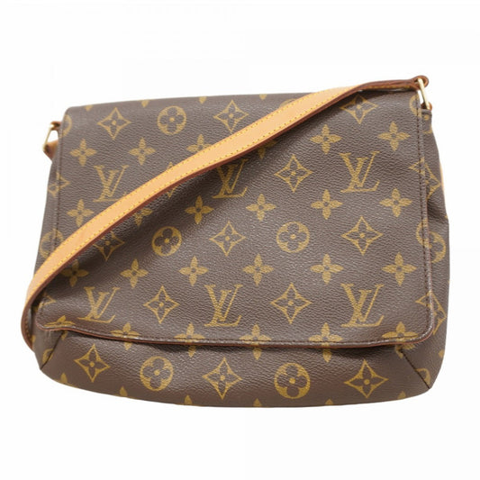 Louis Vuitton Musette Tango, Brown, Canvas, shoulder