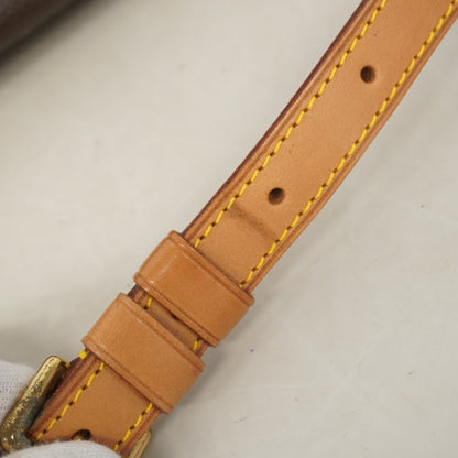 Louis Vuitton Musette Tango, Brown, Canvas, shoulder