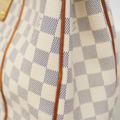 Louis Vuitton Galliera, White, Canvas, shoulder