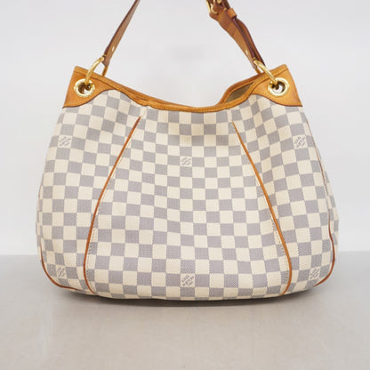 Louis Vuitton Galliera, White, Canvas, shoulder