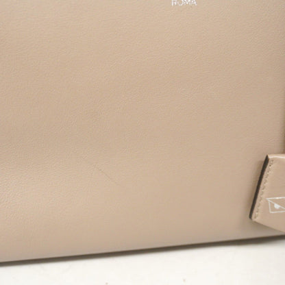 Fendi By The Way, Grey, Leather, handbag