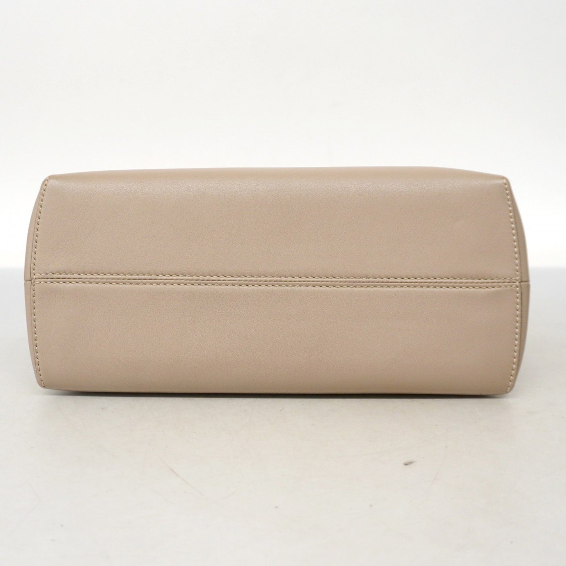 Fendi By The Way, Grey, Leather, handbag