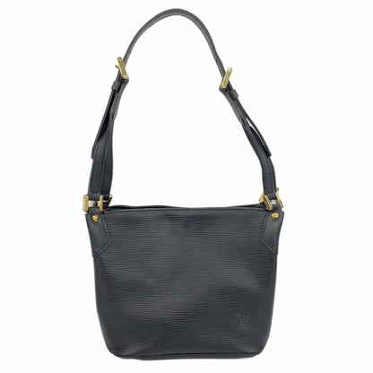 Louis Vuitton Mandara, Black, Leather, shoulder