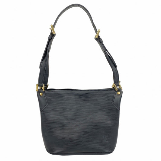 Louis Vuitton Mandara, Black, Leather, shoulder