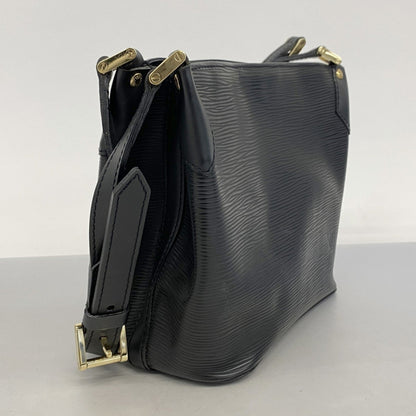Louis Vuitton Mandara, Black, Leather, shoulder