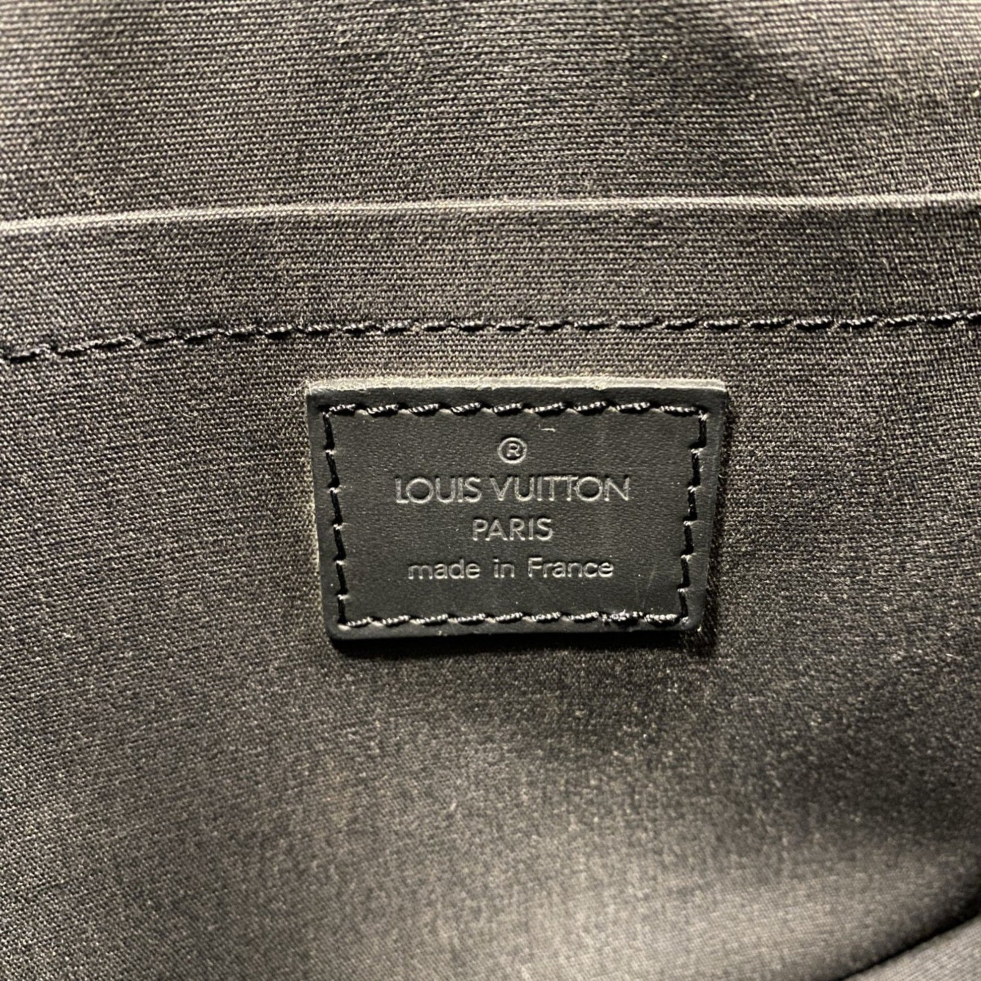 Louis Vuitton Mandara, Black, Leather, shoulder