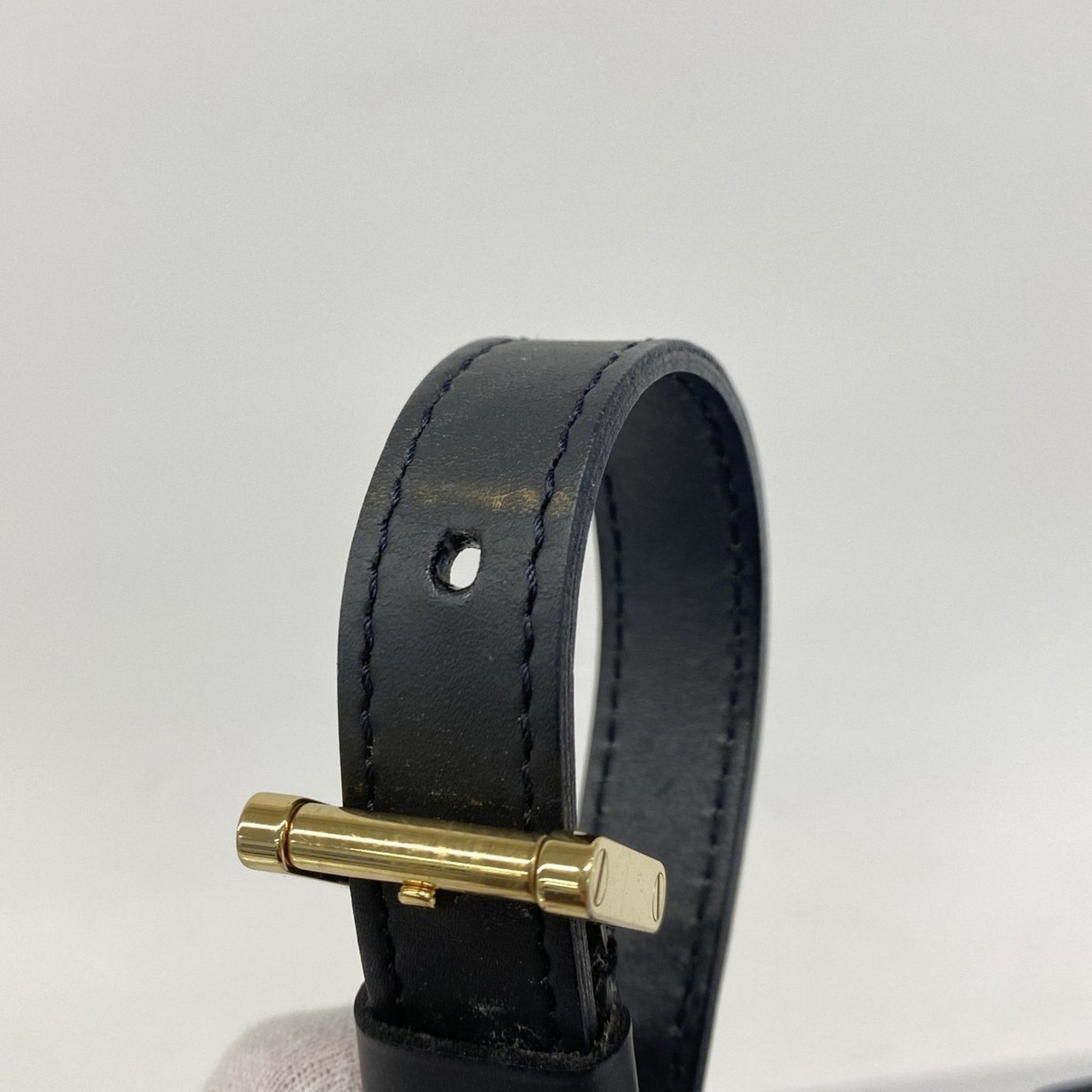 Louis Vuitton Mandara, Black, Leather, shoulder