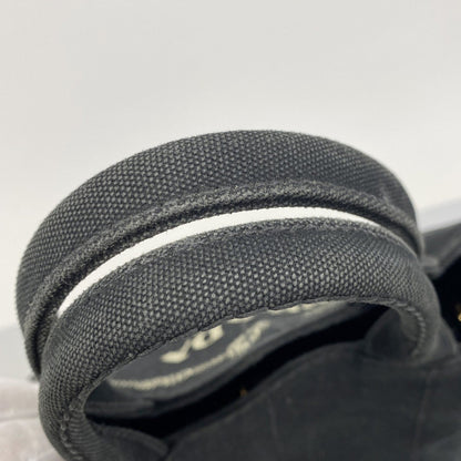 Prada Canapa, Black, Canvas, tote