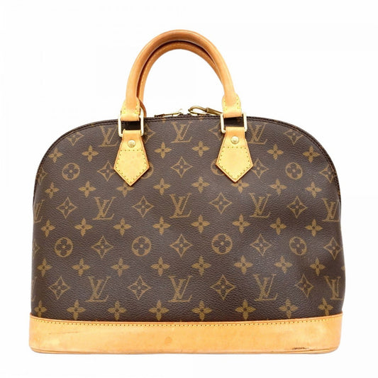 Louis Vuitton Alma, Brown, Canvas, handbag