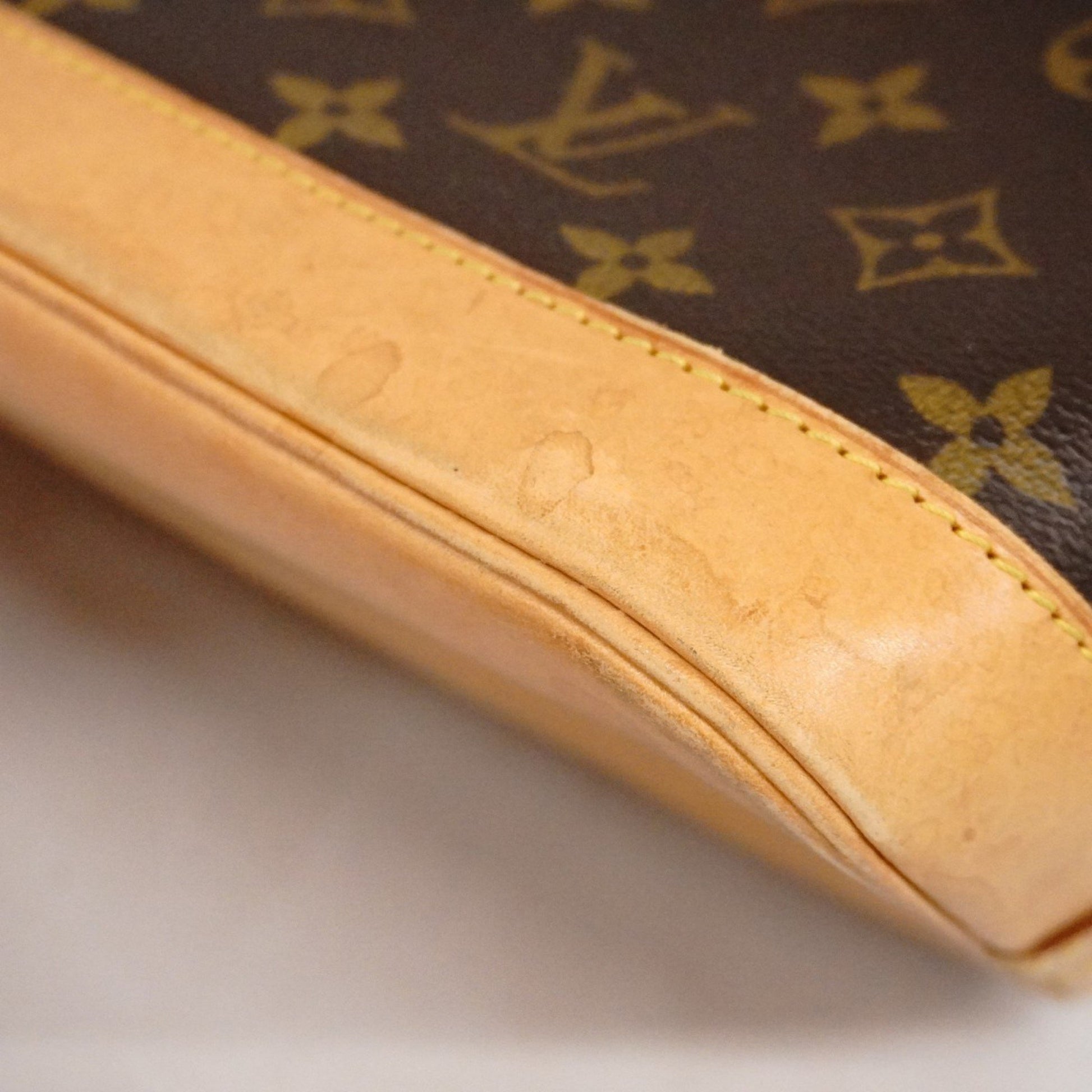 Louis Vuitton Alma, Brown, Canvas, handbag