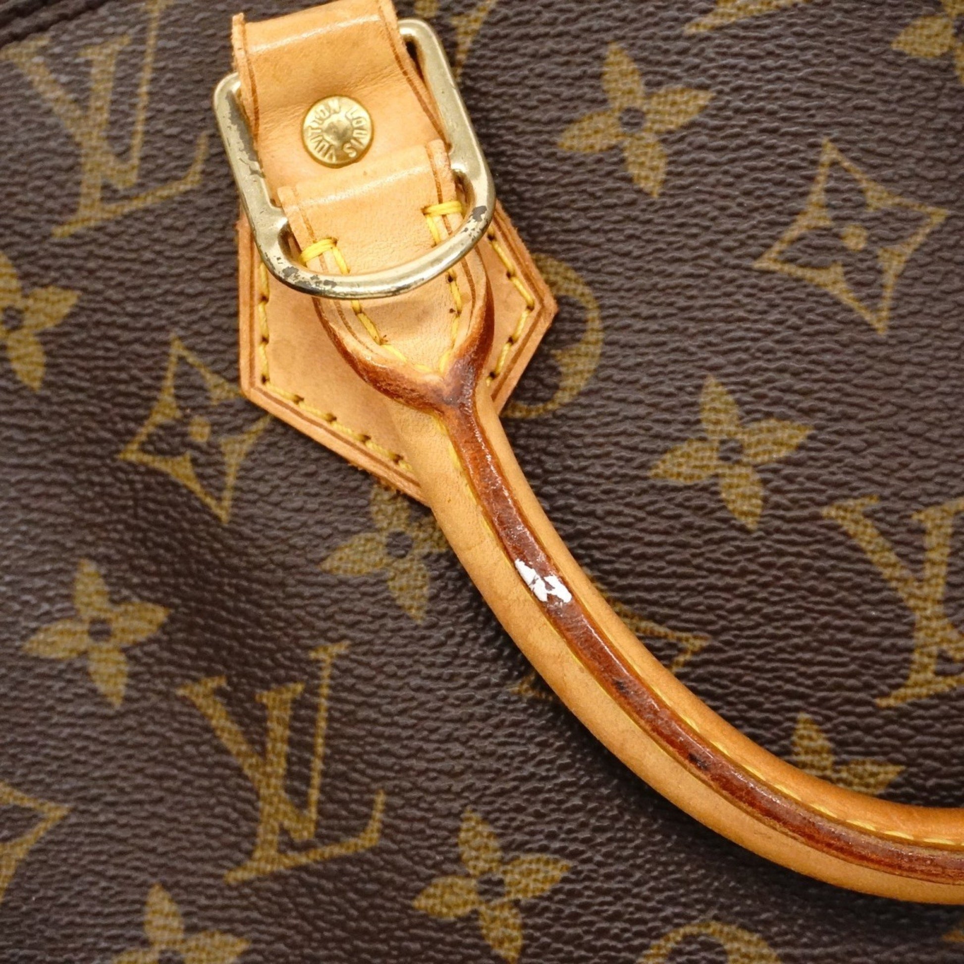 Louis Vuitton Alma, Brown, Canvas, handbag