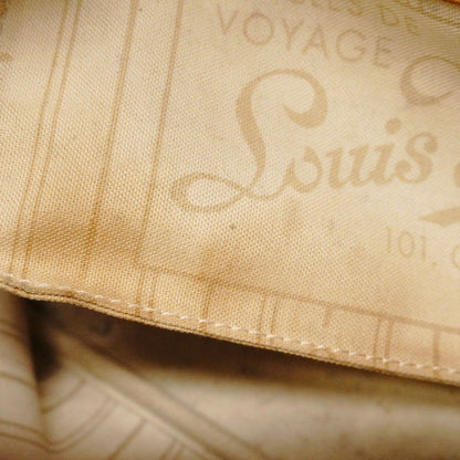 Louis Vuitton Neverfull PM, White, Canvas, tote