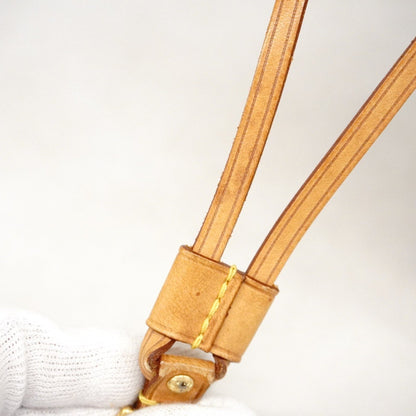 Louis Vuitton Neverfull PM, White, Canvas, tote
