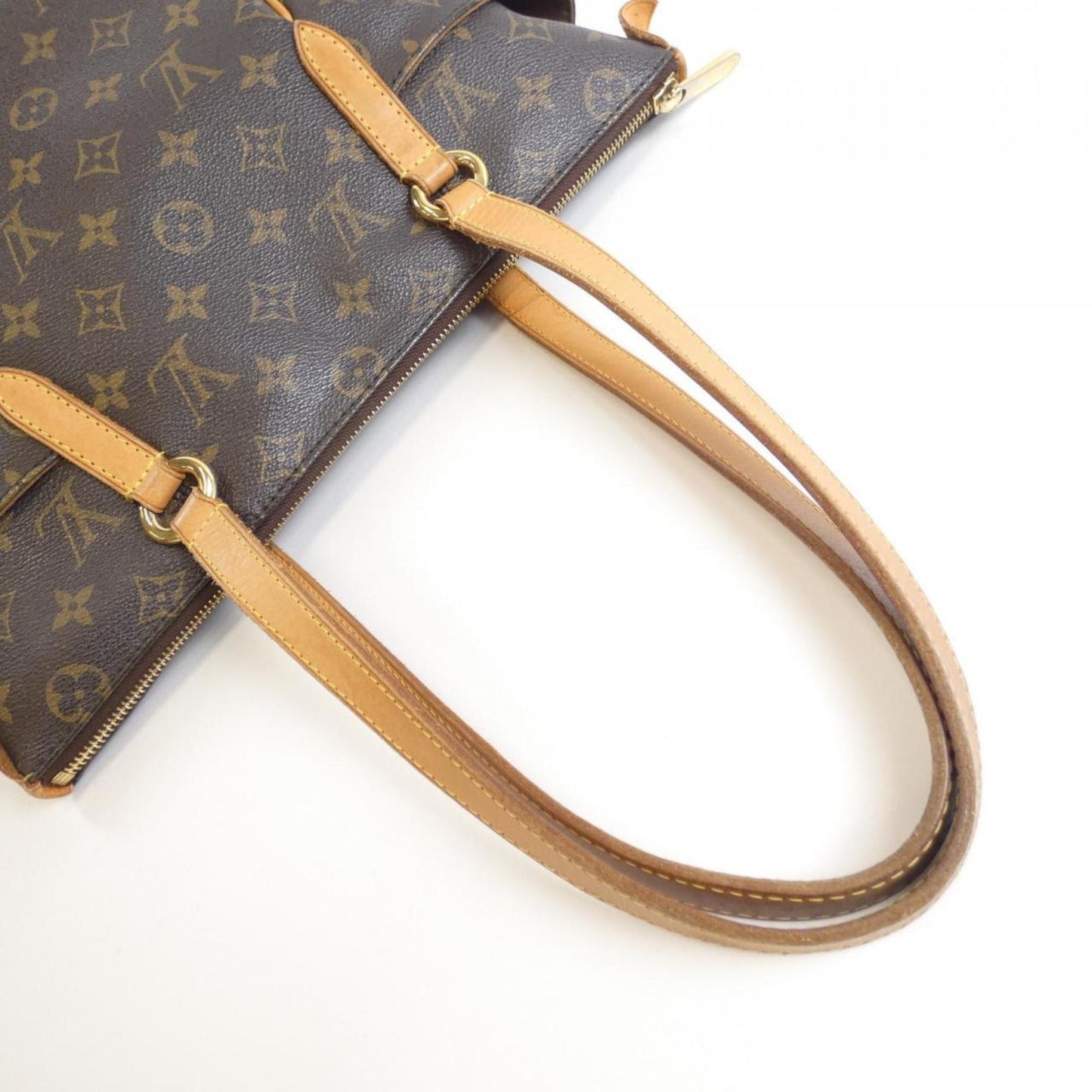 Louis Vuitton Totally, Brown, Canvas, shoulder