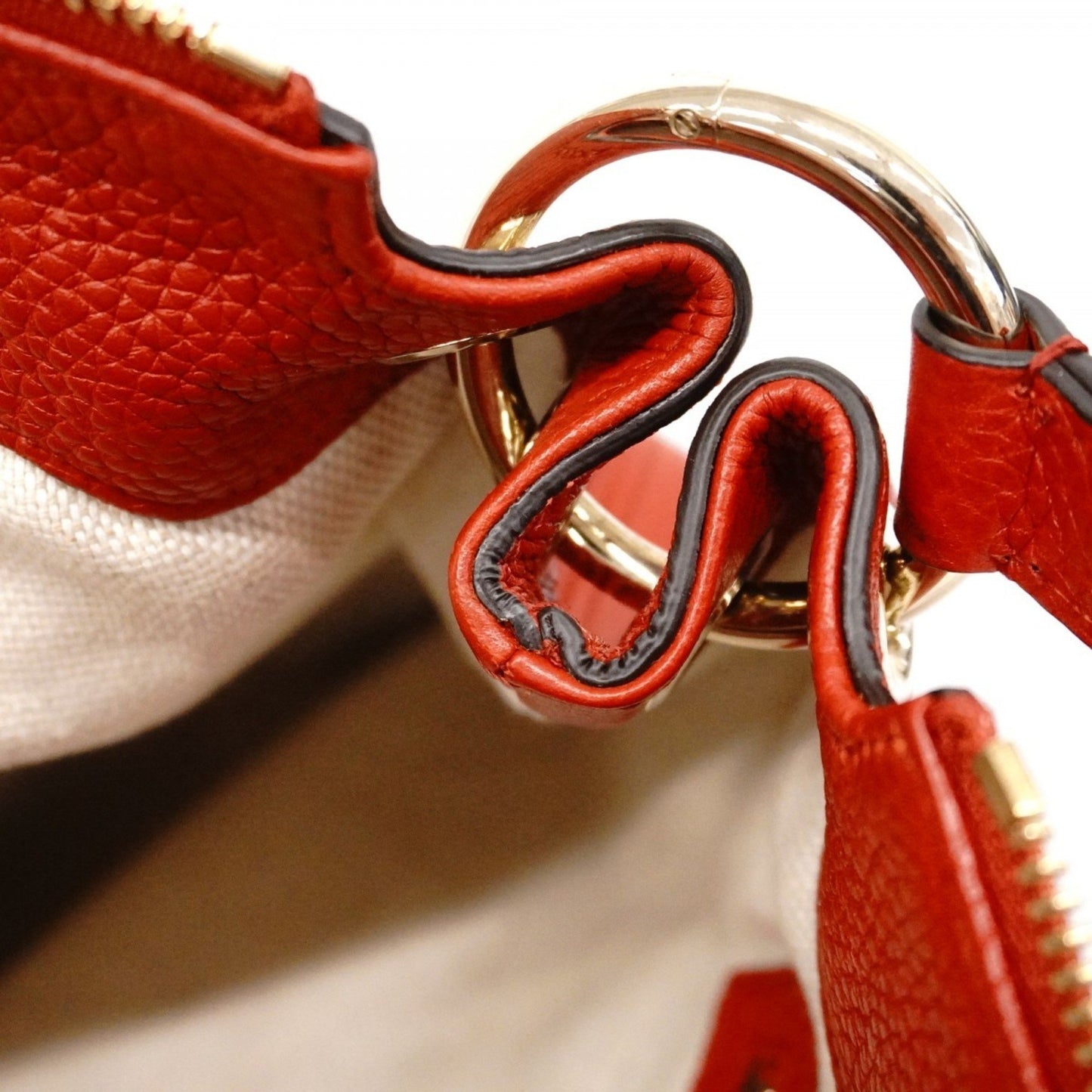 Gucci Soho, Red, Leather, shoulder
